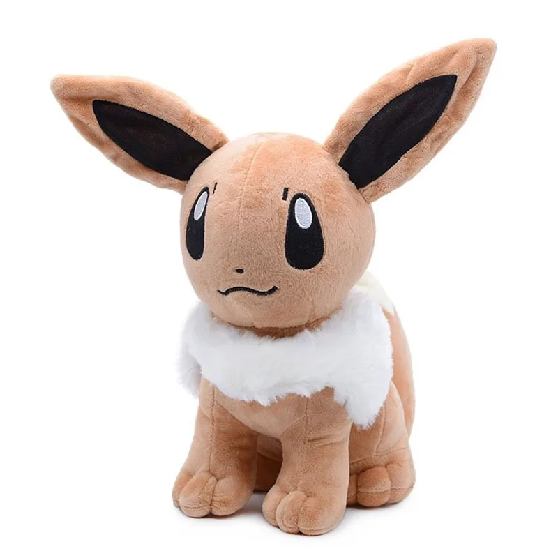 Плюшевая игрушка-Зверюшка TOMY Pokemon 30 см Eevee положение сидения мягкая плюшевая