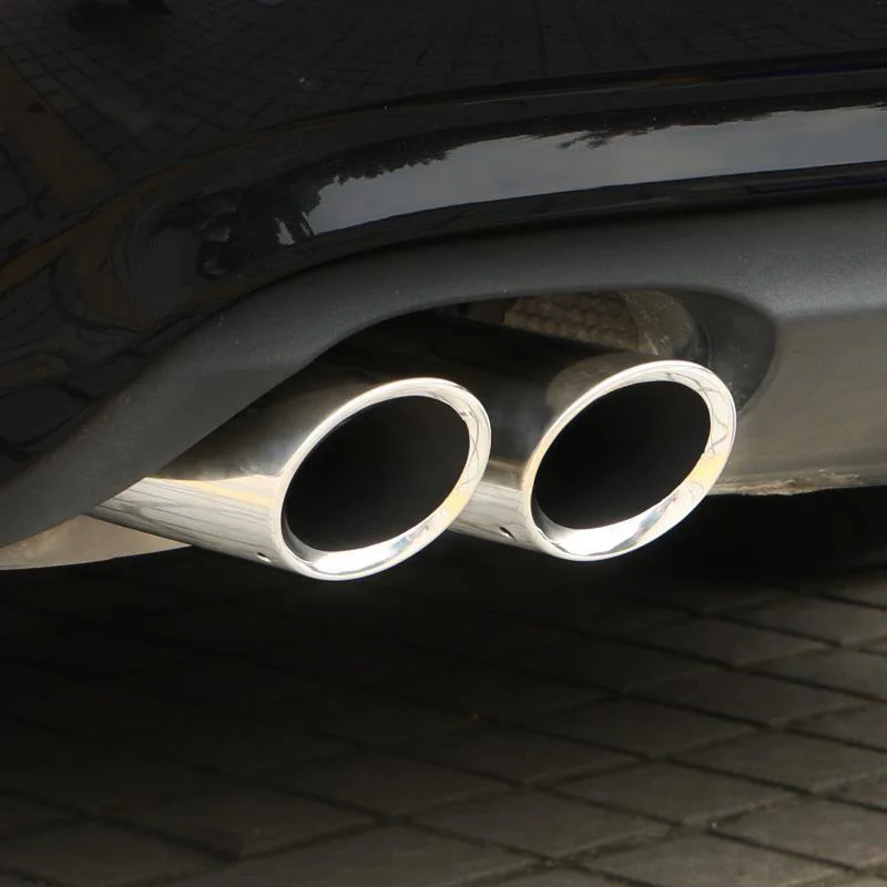2Pcs η ƿ   ÷ ĸ ̳  63mm ƿ A5 Retroftting Tailpipe Ʃ ڵ ׼