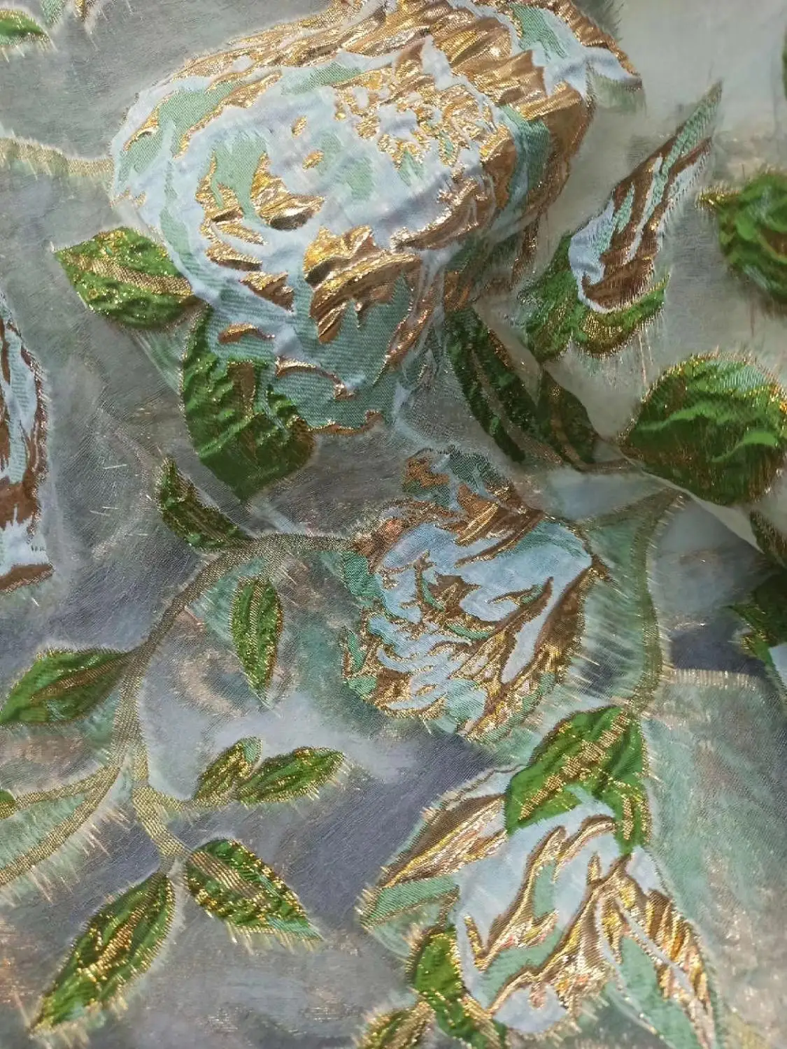 (5yards/pc) lemon green jacquard embroidered African French net lace fabric 2020 new for making attractive party dress FHS046 | Дом и сад