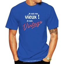 Camiseta masculina je suis pas vieux je suis vintage grand-pere humor homme papi papy