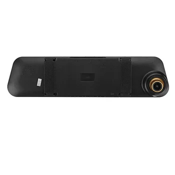 

DVR 4.3 1080P Dual Lens Dash Cam Recorder Rearview Mirror Camera 170°Wide Angle