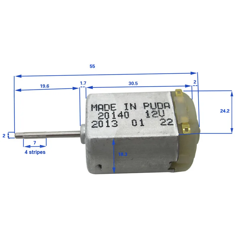2 шт. FC 280 DC12V 11700 об./Мин Автомобильный Центральный двигатель управления для
