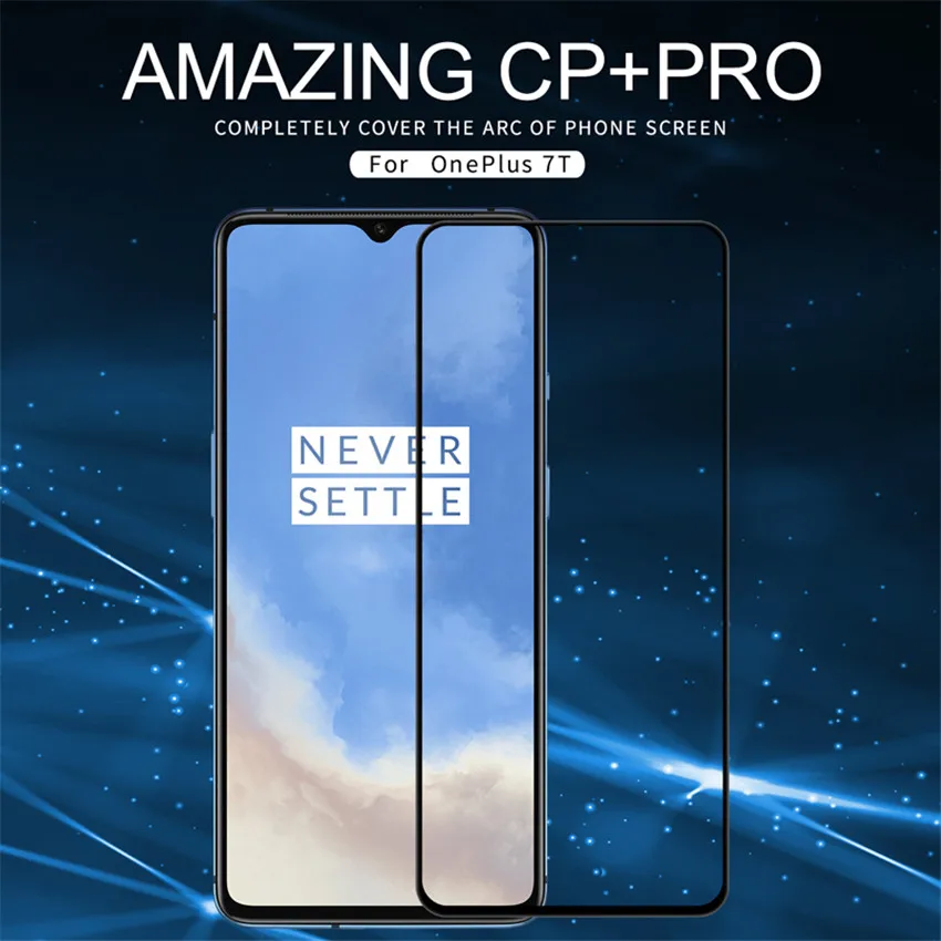 

For Oneplus 7T Tempered Glass Full Coverage Anti-Explosion Tempered Glass Screen Protector CP+ pro For Oneplus 7T