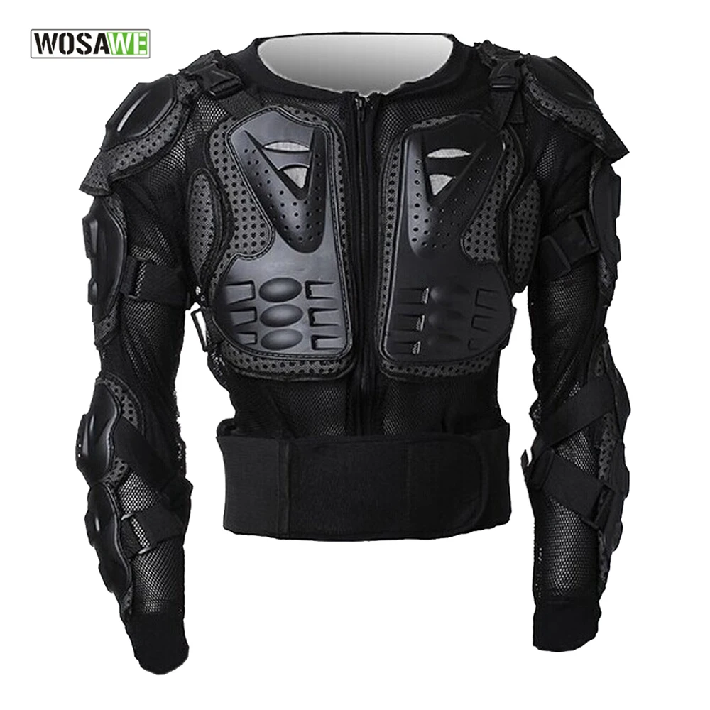 

WOSAWE Motorcycle Jacket Protection Motocross Body Armor Chest Spine Protective Jacket Gear Full Body Support Skiing Jackets