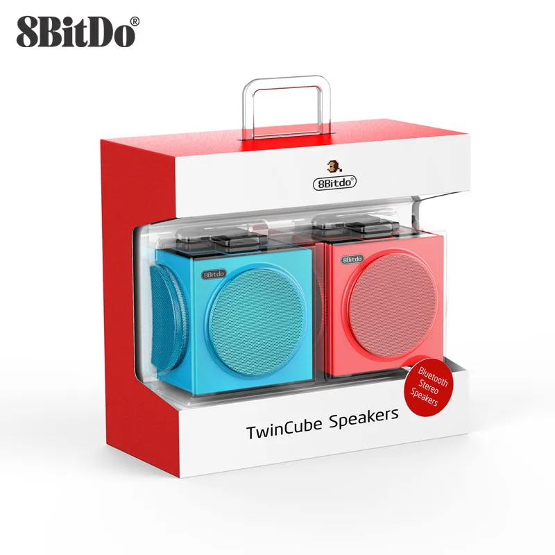 8Bitdo стерео Близнецы Твин куб-Мини водонепроницаемый беспроводной Bluetooth динамик для игр