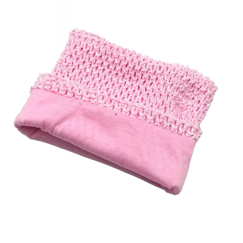 Тюлевая юбка-пачка «рюмочка» для детей 8, 10, 12 дюймов, вязаная юбка-пачка с подкладкой на груди, вязаная юбка для волос, подарок на день рождения для маленьких девочек - Цвет: Pink