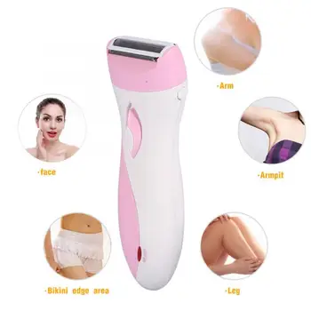 

USB Rechargeable Women Epilator Portable Hair Removal Trimmer Rotary Shaver Body Face Leg Bikini Lip Depilator Remover Laser