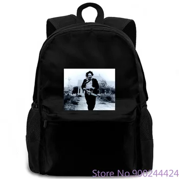 

Authentic TEXAS CHAINSAW MASSACRE Leatherface Running Grab NEW Print Style women men backpack laptop travel school adult