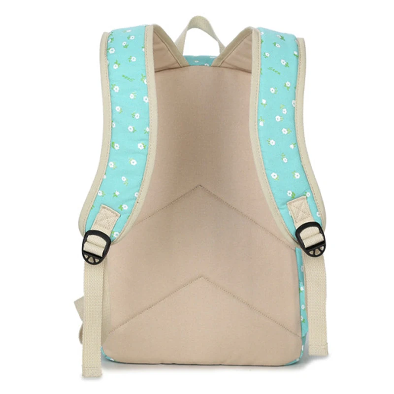 New Vintage School Bags for Teenagers Girls Schoolbag Large Capacity Lady Canvas Printing Backpack Rucksack Bagpack BookBag