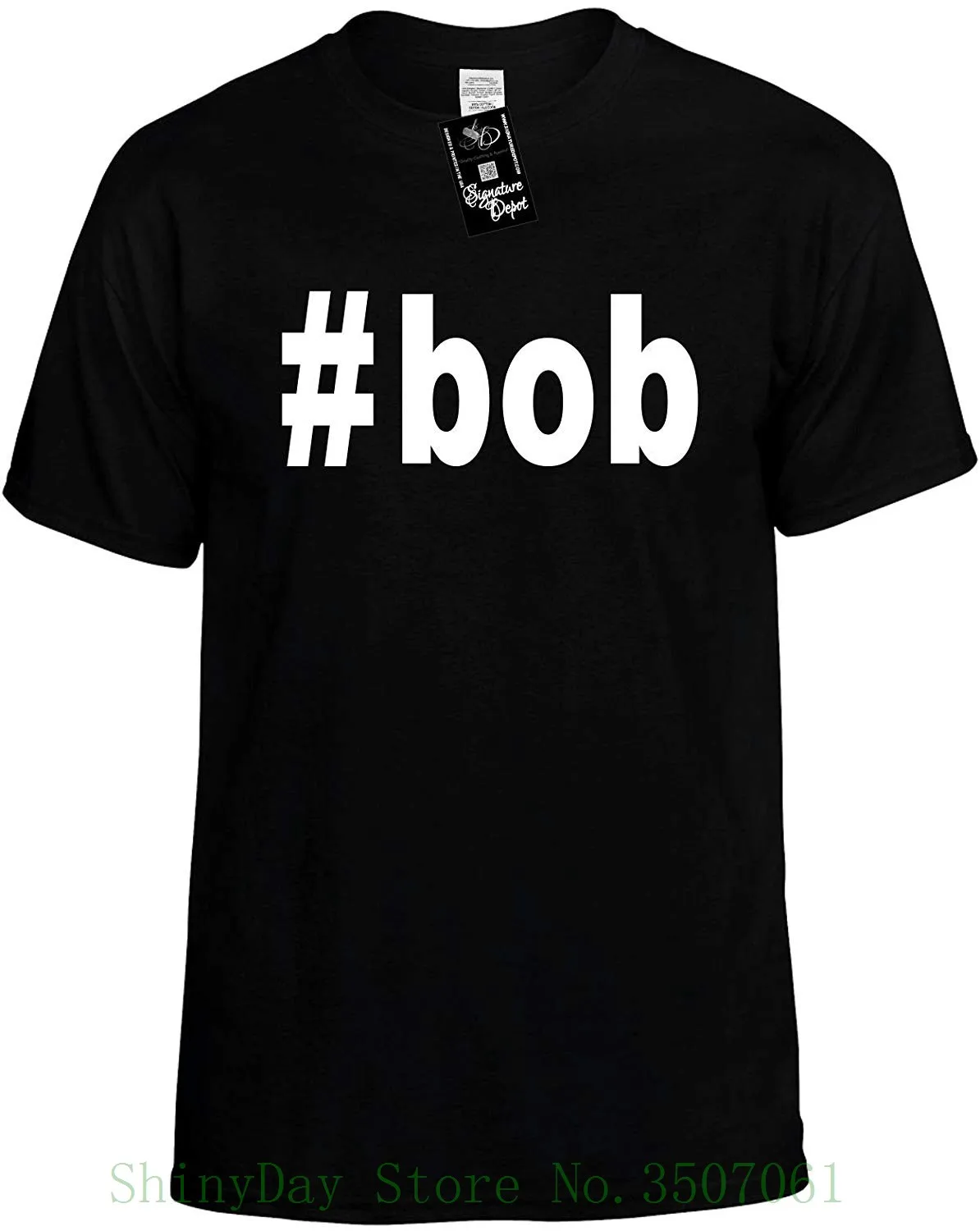 Mens Funny T-shirt ( #bob ( Hashtag Tee Shirt ) Unisex Men's Shirt Fashion Men T Shirt Free Shipping
