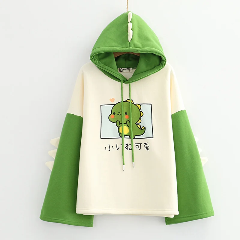 Kawaii Harajuku Pastel Dinosaur Hoodie - Limited Edition