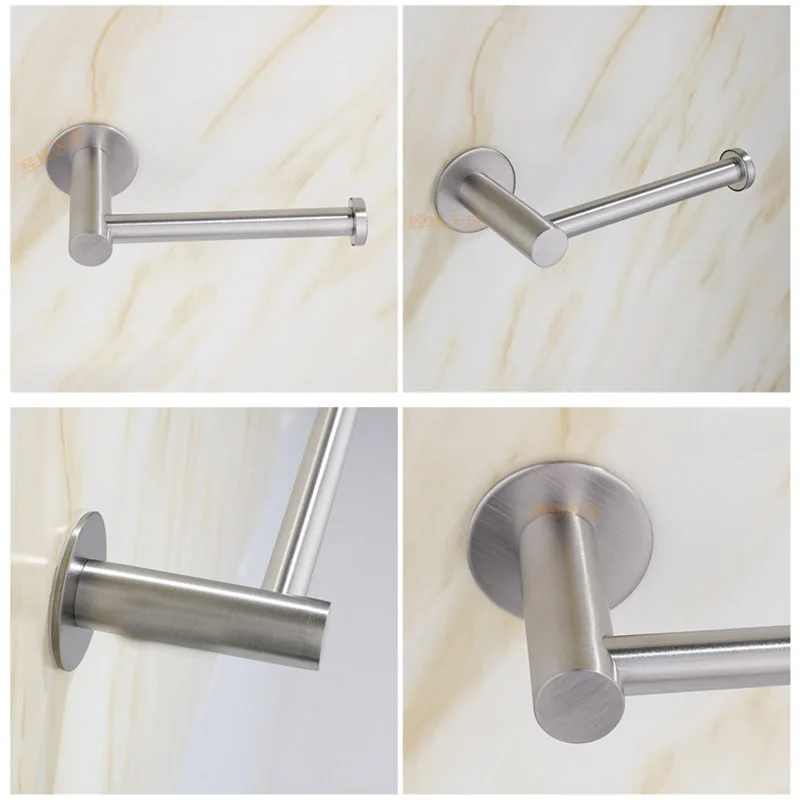 Kitchen Roll Paper Accessory Wall Mount Toilet Paper Holder Stainless Steel Bathroom tissue towel accessories rack holders