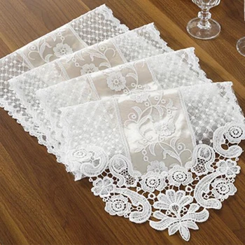 

1*Table Flag French Romantic Lace Table Runners Tablecloth Wedding Banquet Home Table Decor 30*70cm,30*150cm