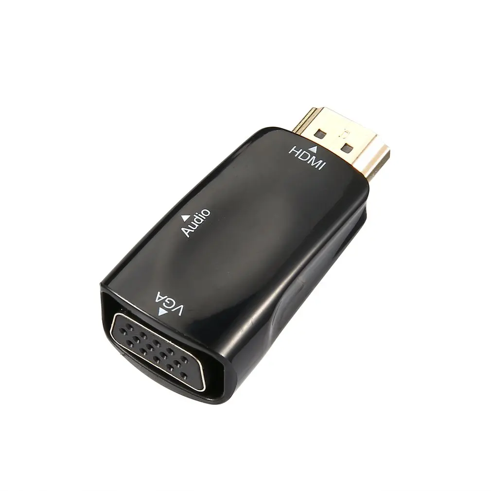 HDMI to VGA Converter With Audio Cable Male to Female for PC Laptop Tablet Support 1080P HDTV Adapter Hot Sales HDMI to VGA Converter With Audio Cable Male to Female for PC Laptop Tablet Support 1080P HDTV Adapter Hot Sales