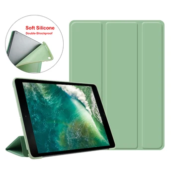 

Essidi Soft Silicone Case For ipad 2 3 4 5 6th Generation Flip Cover Utra Slim Tablet Stand Protect Case Sleeve For ipad Air 1 2
