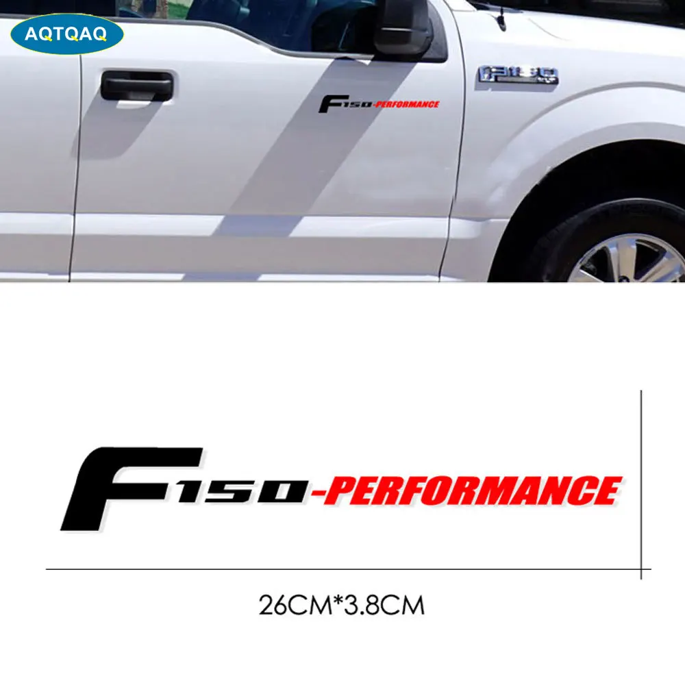 

1Pair F-150 Performance Stickers and Decals for Truck Auto Car Body Door Stickers for Ford F150