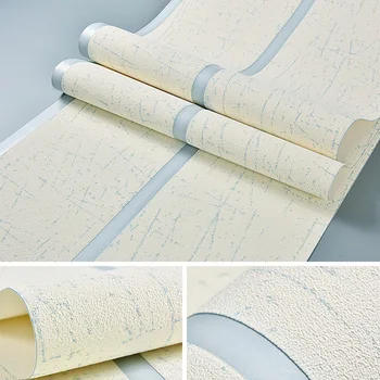 

Modern simple 3D Wallpaper imitation velvet stripe wallpaper non woven fabric bedroom living room background wall wallpaper Y67