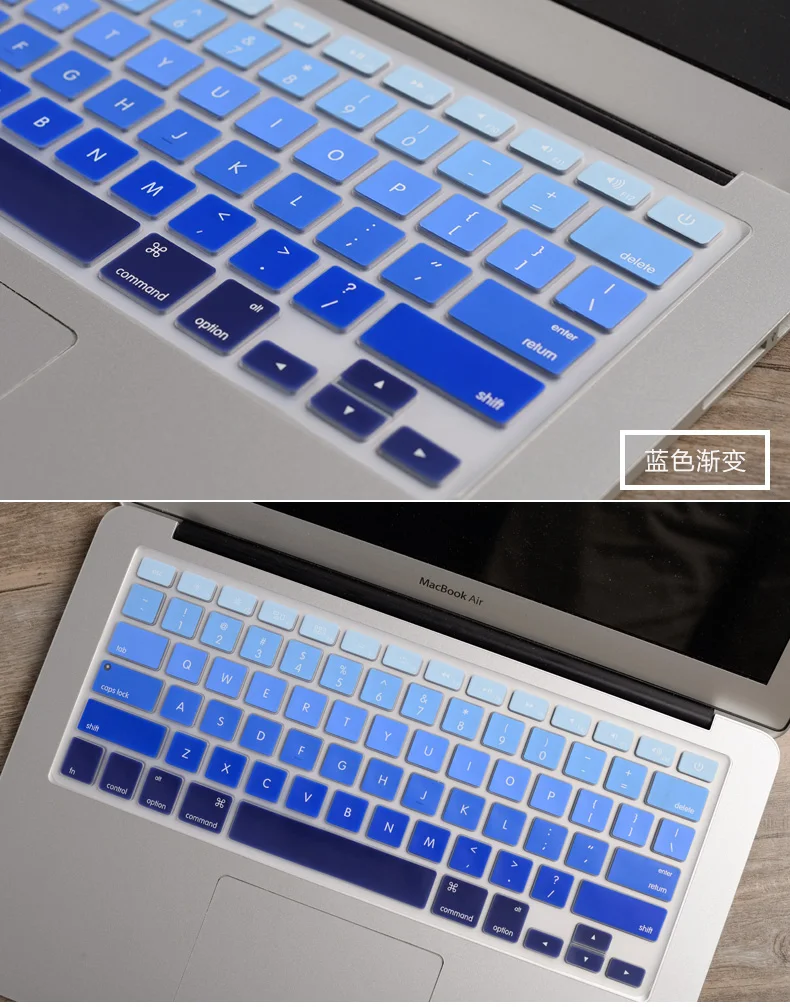 FanFans персональный креативный блокнот защищен от пыли и влаги-защищенная клавиатура защитная пленка, 12, 13, 15 дюймов MacBook Защитная пленка