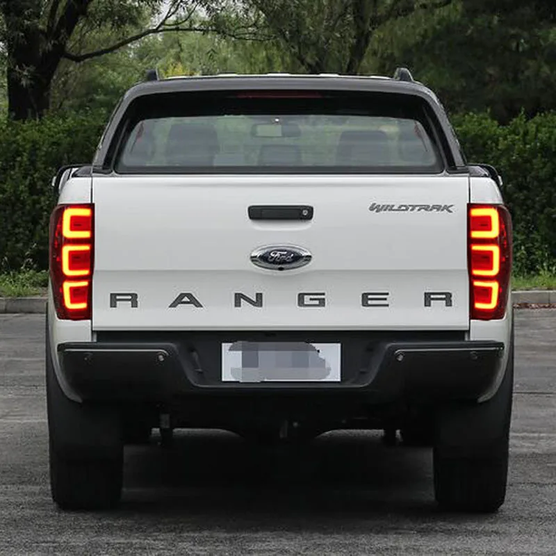 Автомобильный Стайлинг, задний фонарь для Ford Ranger T6 T7 Bt8 2012- Raptor, светодиодный задний светильник, задний фонарь, динамометрический сигнал, светодиодный задний тормоз