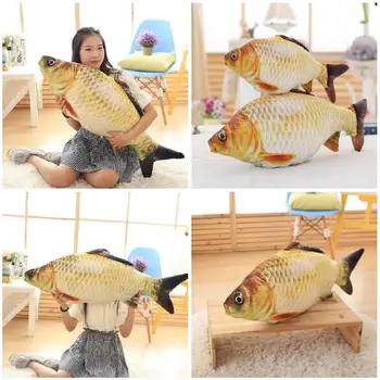 

Staffed Soft Animal Fish Plush Toys Pillow Creative Sofa Pillow Cushion Gift Kids Toy Christmas Gifts SNO88