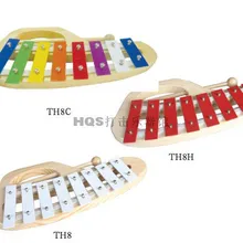 0307 Dulcimer ксилофон перкуссионный инструмент ОРФ Цяо Цзи Цинь родитель и ребенок обучающие средства 8 звуковое алюминиевое пианино Glockenspie