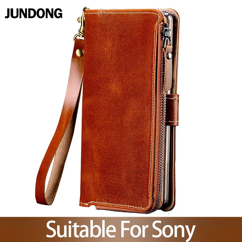 

For Sony Xperia XZ1XZ2 XZ3 XZ4 XA2 XA3 L3 Compact Xz Z5 Premium Case Multifunction Wallet Phone Bag High quality Purse