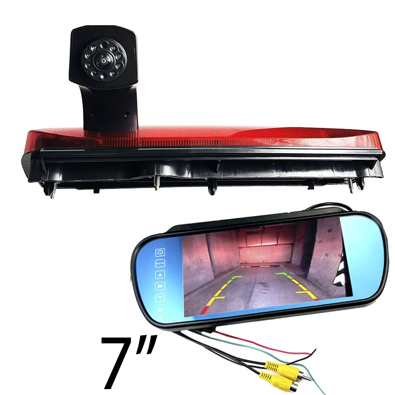 CCD HD Автомобильный стоп-сигнал резервная камера для Ford Transit подключение- камера заднего вида парковочная камера автомобильный монитор комплект - Название цвета: camerawith 6609