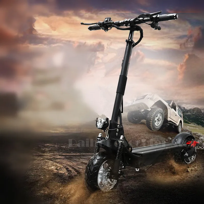 UBGO Electric Scooter 0ff Road Electric Scooters 10inch Single Drive 1000W 48V52V Vacumme Tire Electric Scooter Adult With Seat (9)