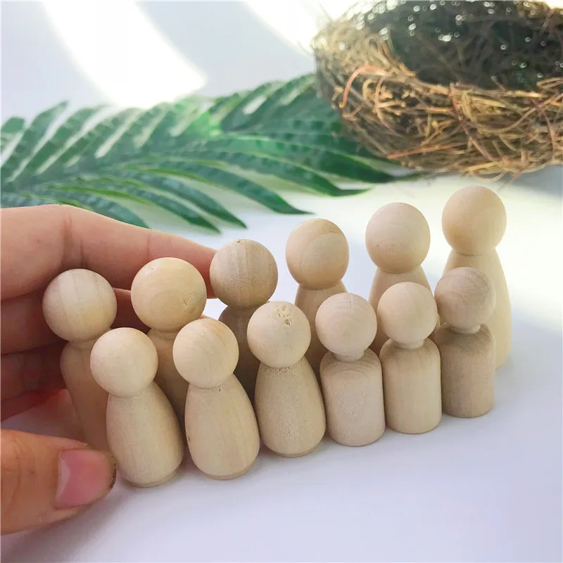 Wooden-Peg-Dolls-Unfinished-Kids-Toys-32Pcs-DIY-Figures-Waldorf-Wooden-Figurine-Weddings-Cake-Dolls-Decor (1)