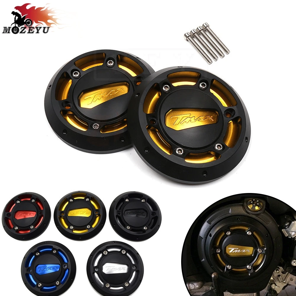 

Motorcycle Engine Cover Engine Guard Protection Side Shield Protector for YAMAHA T-MAX 500 2004-2010 2011 T-MAX 530 2012-2015