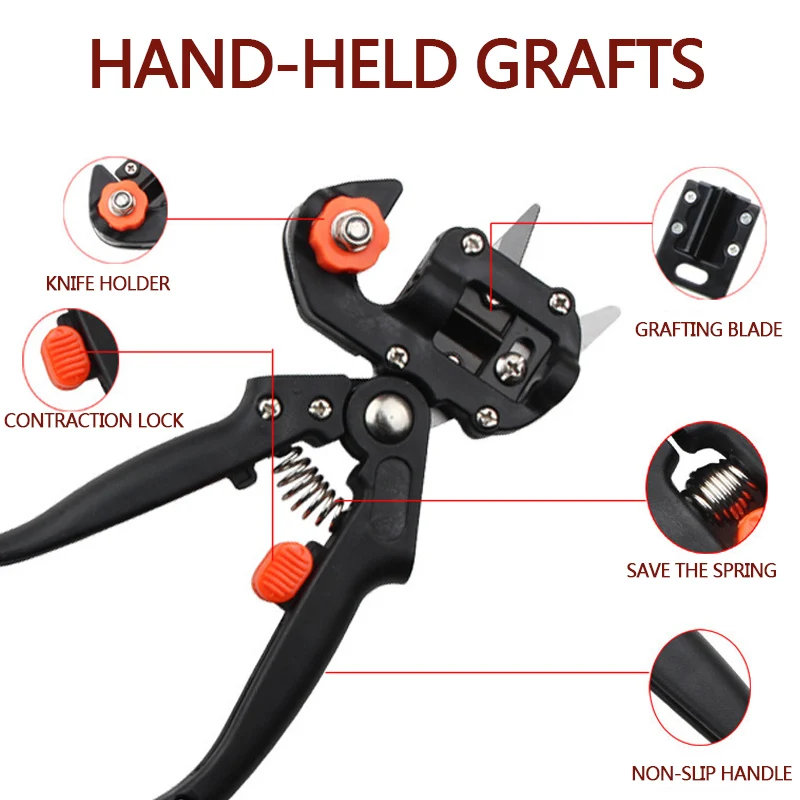 High Quality Stainless Steel Grafting Knife Shears Gardening Branches Fruit Trees Repair Scissors Machines | Инструменты