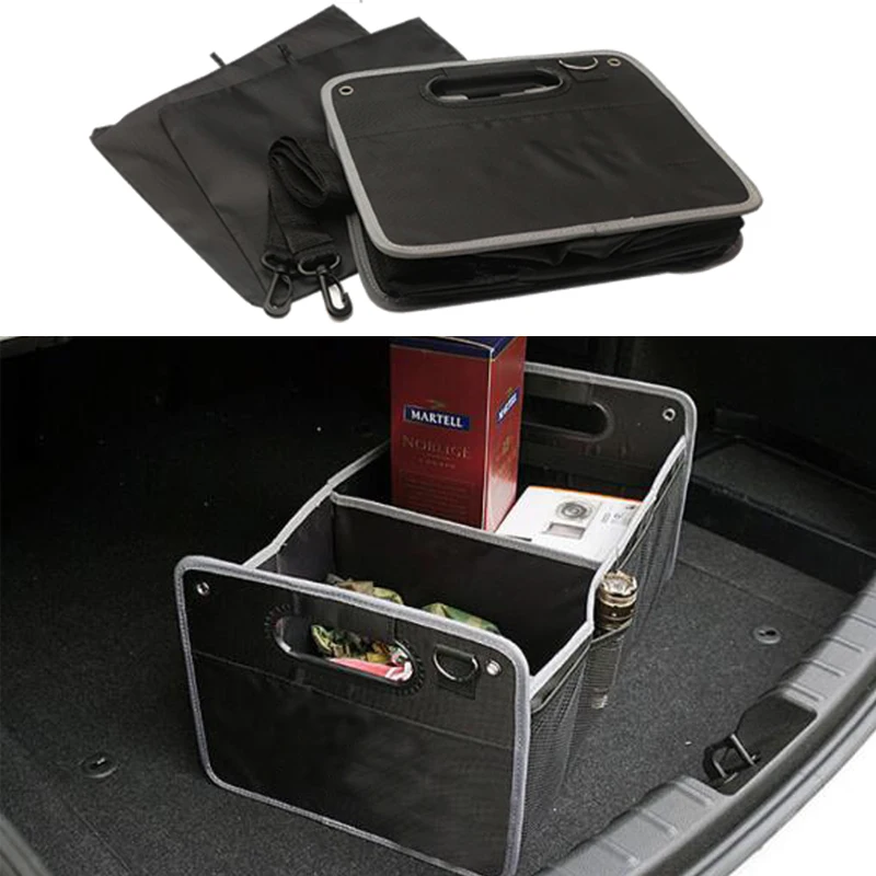 For VW For Mercedes Benz AMG Lexus For BMW SLine Ford Toyota Foldable Car Trunk Storage Box Car Tools Containers Organizers Bags