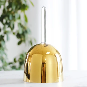 

3th octave about 8" 24k gold F note crystal singing handle bowl for heart chakras