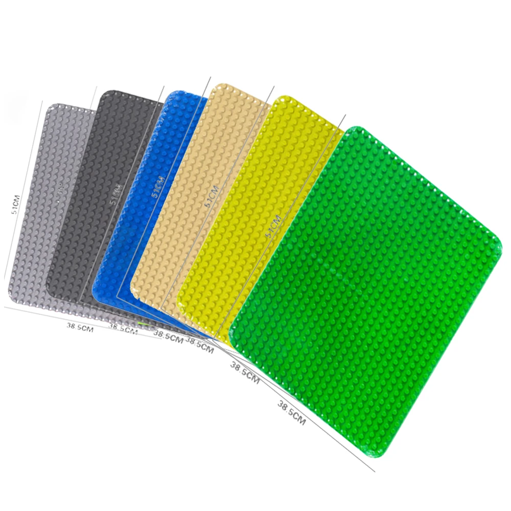 

52cm*38.5cm building block big Bottom plate 768 hole rounded edge Compatible Brand Large assembly brick Child toy accessories