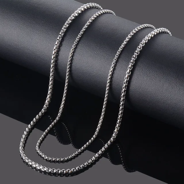 Ciondoli S925 Argento 4MM Bracciali A Catena Piatta Set Di