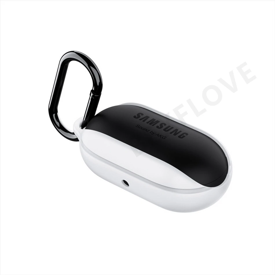 white Для samsung Galaxy Buds чехол милый 3D Силиконовый наушник чехол для samsung Buds силиконовый чехол для наушников гарнитура кольцо ремень - Цвет: white
