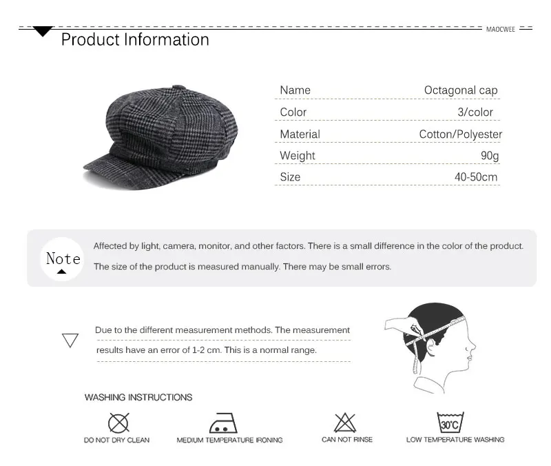 Fashion Newsboy Beret Cap For Men And Women Cabbie Octagonal Hat Golf Driving Beret Summer Winter Autumn Retro Lattice Plaid Hat