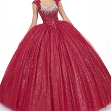 Сверкающее шикарное платье Vestido Robe De Sweet 16 платье на тонких бретелях vestido de 15 Anos Vestidos De Quinceaneras платья