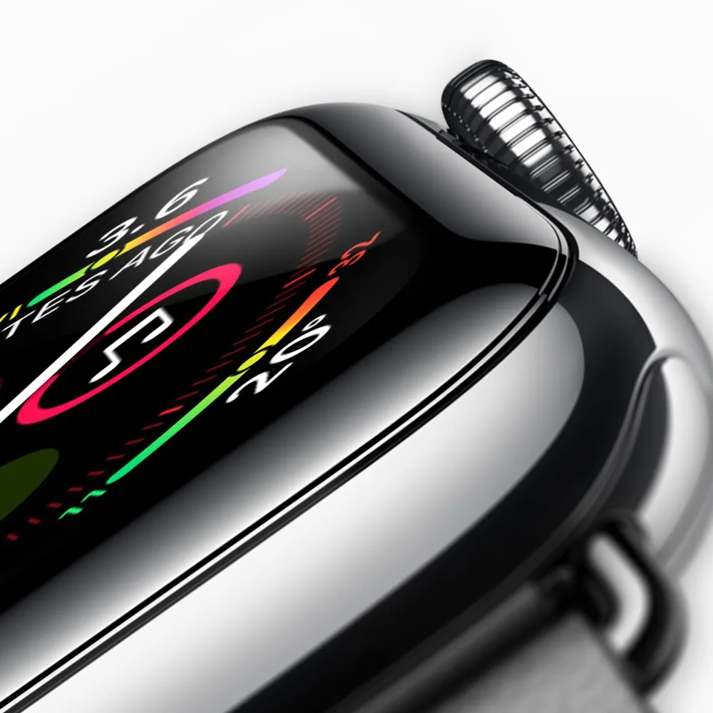 9D полностью изогнутое Защитное стекло для iwatch 1 2 3 4 5 серии для apple i watch 38 мм 40 мм 42 мм 44 м Защитная пленка для экрана