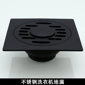 

Floor Drain Stainless Steel Thickened Deodorant Floor Drain Copper Drawing Matte Surface Bathroom Washing Machine Floor Drain