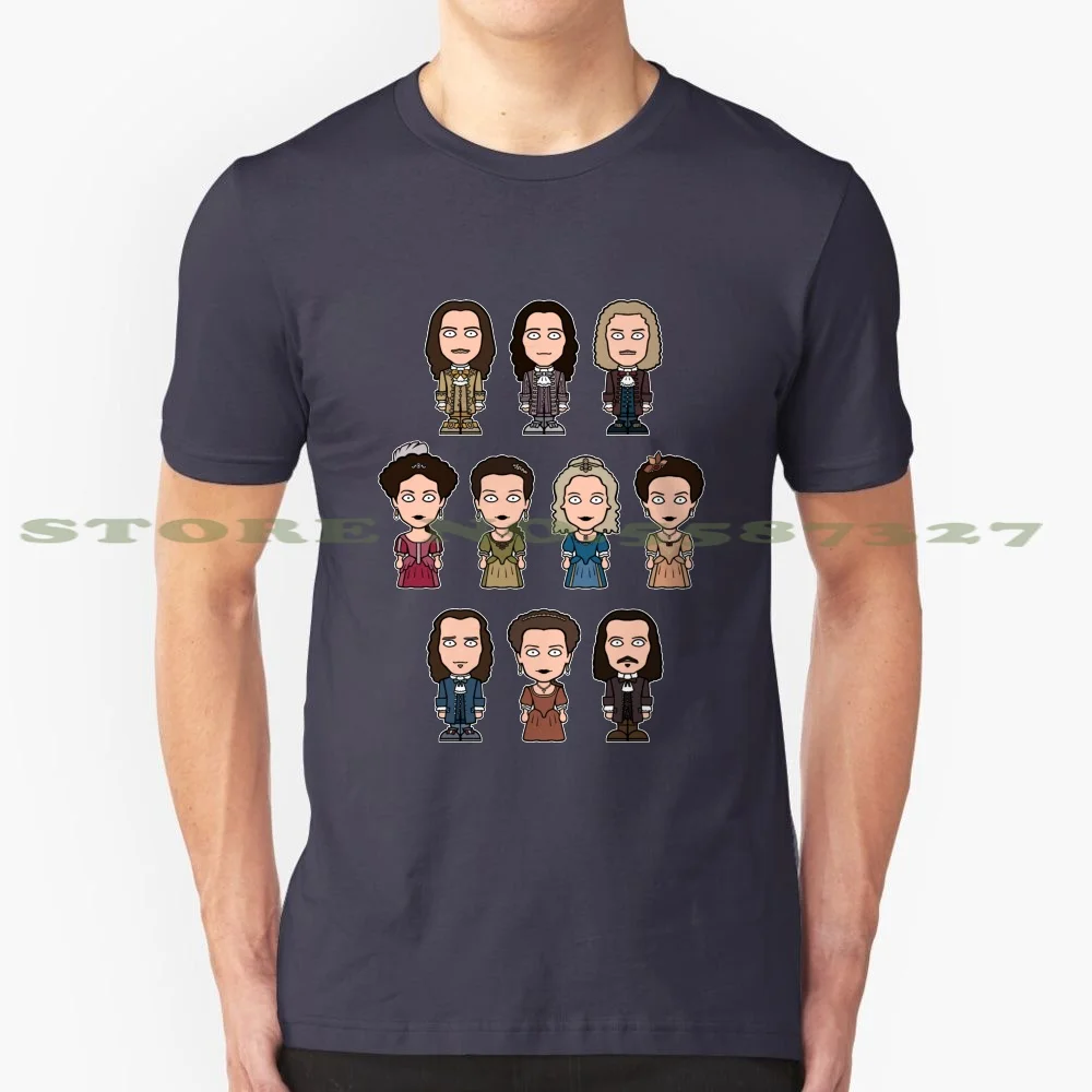 Team Versailles Graphic Custom Funny Hot Sale Tshirt George Blagden Alexander Vlahos Evan Williams Elisa Lasowski Anna Brewster | Мужская