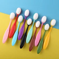 10pcs Colorful Ink Brush Smooth Blending Brushes Drawing Painting Flat Brushes Kit For DIY Scrapbooking Cards Making Ink Tools 2