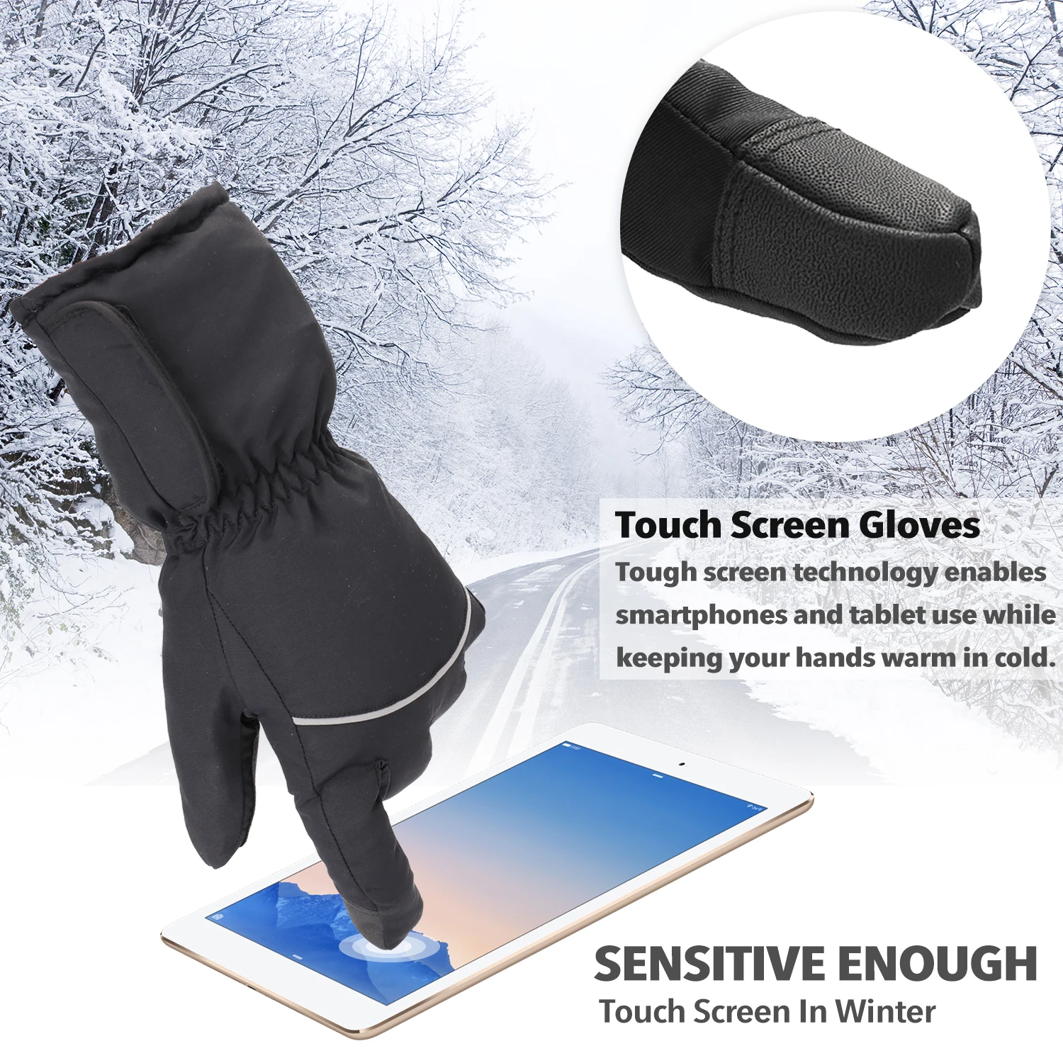 Мотоциклетные Перчатки Водонепроницаемые с подогревом Guantes Moto сенсорным экраном