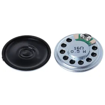 

2pcs/lot New Ultra-thin speaker 16 ohms 0.5 watt 0.5W 16R speaker Diameter 30MM 3CM thickness 5MM