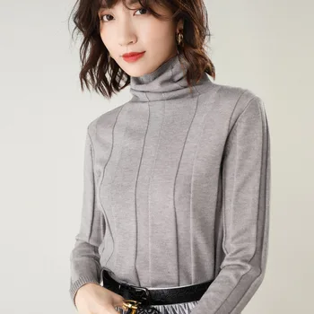

Turtleneck Cashmere Women's Sweater Wool Pullover Women Turtleneck Sweaters Female Winter Woman Sweater Knitting Pullovers