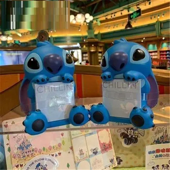 

Original Shanghai Disneyland Park Stitch Cartoon Stereoscopic Office Desktop Memo Clip Creative Bedroom Photo Folder X5544