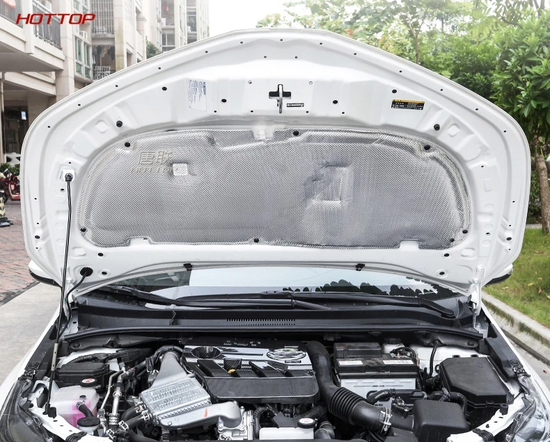 Анти-шум звукоизоляция хлопок тепло закрытый ячейка пена для Toyota Corolla алюминиевая фольга крышка двигателя