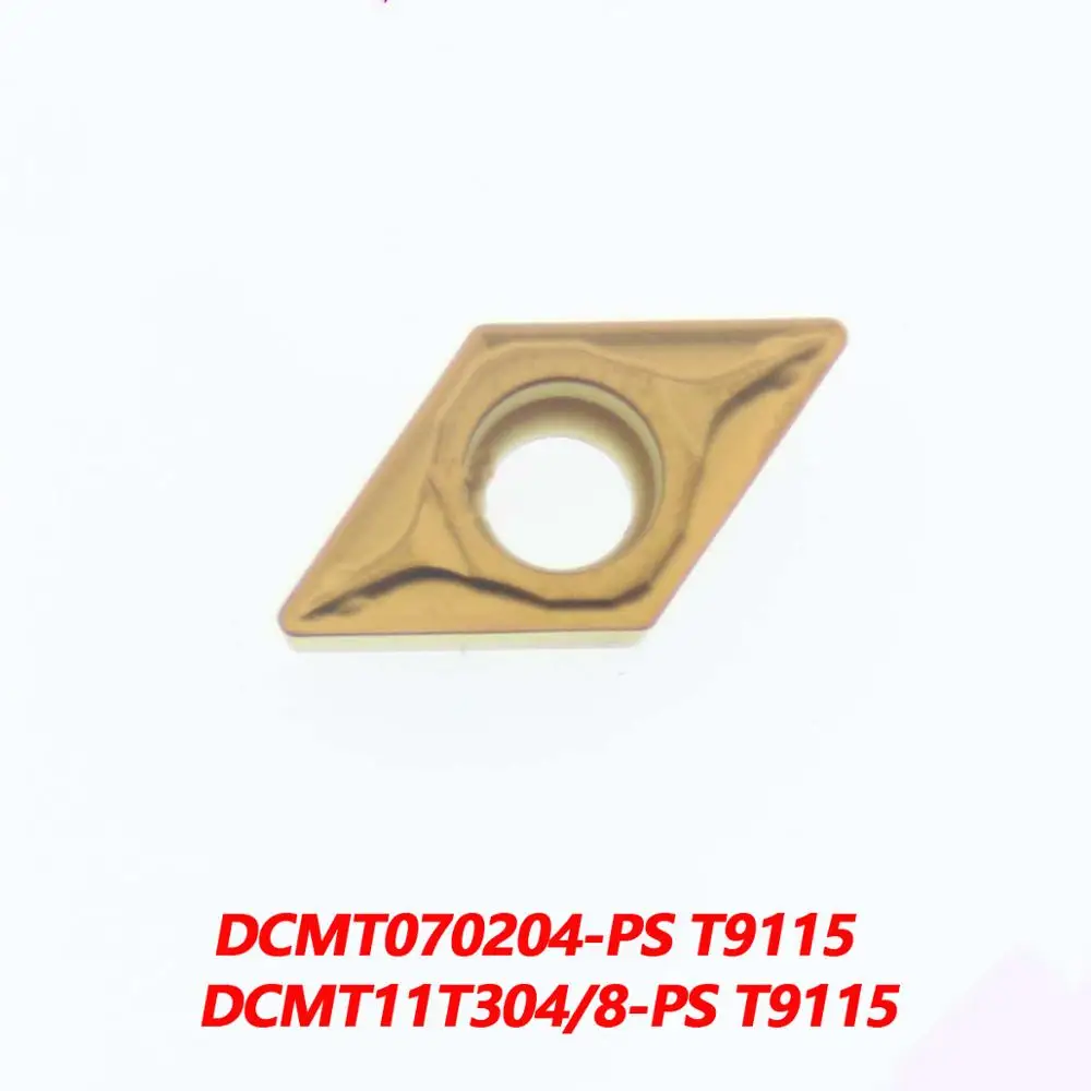 100% Оригинальный DCMT DCMT070204 PS T9115 DCMT11T304 DCMT11T308 карбидные вставные лезвия для ЧПУ