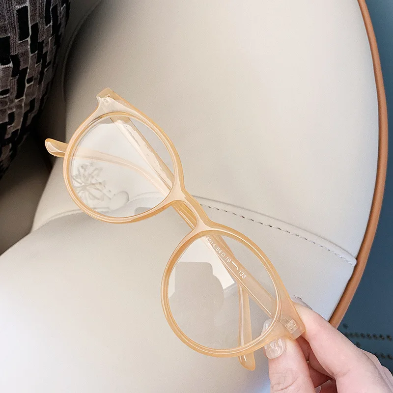 OVZA ретро круглые оптические очки, оправа для женщин, винтажная Классическая оправа для очков, мужские прозрачные очки высокого качества S4066