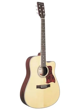 

F650c-n acoustic guitar, with cutout, natural color, Caraya